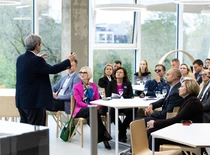 Renginio „Business Open Innovation Summit“ akimirkos