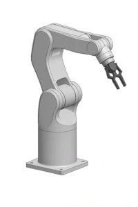 Robotinės rankos skaitmeninio dvynio konceptas
